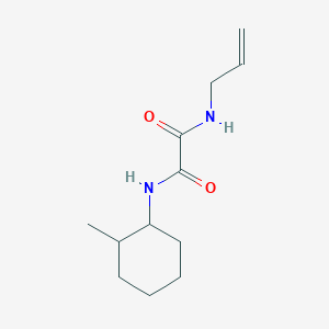 molecular formula C12H20N2O2 B4117352 N-allyl-N'-(2-methylcyclohexyl)ethanediamide 