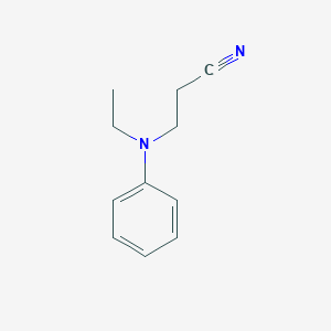 molecular formula C11H14N2 B041174 N-(2-氰乙基)-N-乙基苯胺 CAS No. 148-87-8
