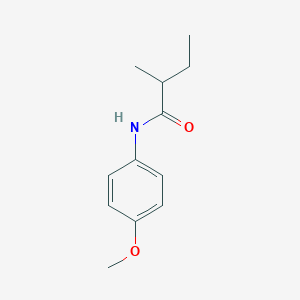 molecular formula C12H17NO2 B411740 N-(4-methoxyphenyl)-2-methylbutanamide 
