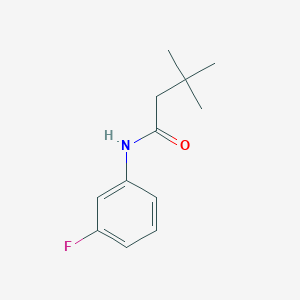 N-(3-fluorophenyl)-3,3-dimethylbutanamide