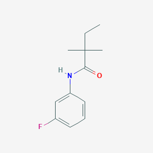 N-(3-fluorophenyl)-2,2-dimethylbutanamide