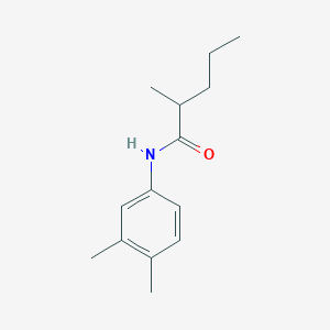 molecular formula C14H21NO B411746 N-(3,4-dimethylphenyl)-2-methylpentanamide 