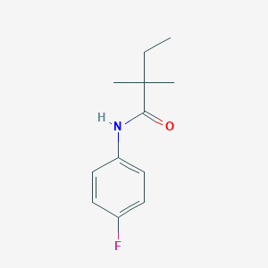 N-(4-fluorophenyl)-2,2-dimethylbutanamide