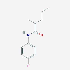 molecular formula C12H16FNO B411754 N-(4-fluorophenyl)-2-methylpentanamide 