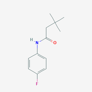 molecular formula C12H16FNO B411756 N-(4-fluorophenyl)-3,3-dimethylbutanamide 