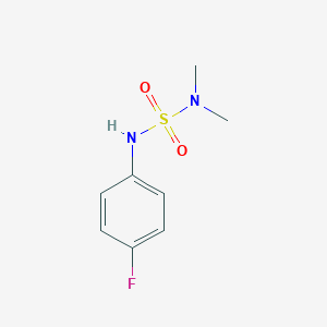molecular formula C8H11FN2O2S B411757 1-(Dimethylsulfamoylamino)-4-fluorobenzene CAS No. 63132-83-2