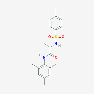 molecular formula C19H24N2O3S B4117570 N~1~-mesityl-N~2~-[(4-methylphenyl)sulfonyl]alaninamide 