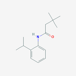 molecular formula C15H23NO B411758 N-(2-isopropylphenyl)-3,3-dimethylbutanamide 