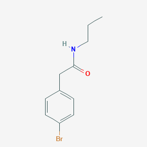 molecular formula C11H14BrNO B411762 2-(4-bromophenyl)-N-propylacetamide 