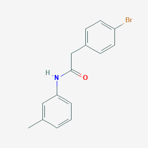 2-(4-bromophenyl)-N-(3-methylphenyl)acetamide