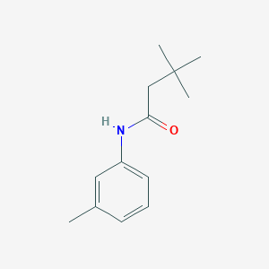 molecular formula C13H19NO B411766 3,3-dimethyl-N-(3-methylphenyl)butanamide 