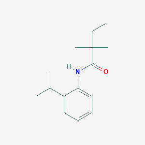 molecular formula C15H23NO B411767 N-(2-isopropylphenyl)-2,2-dimethylbutanamide 