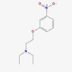 molecular formula C12H18N2O3 B041177 N,N-二乙基-2-(3-硝基苯氧基)乙胺 CAS No. 213606-47-4
