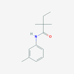 molecular formula C13H19NO B411773 2,2-dimethyl-N-(3-methylphenyl)butanamide 