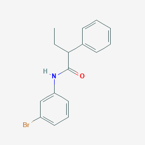 molecular formula C16H16BrNO B411774 N-(3-bromophenyl)-2-phenylbutanamide 