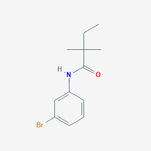molecular formula C12H16BrNO B411777 N-(3-bromophenyl)-2,2-dimethylbutanamide 