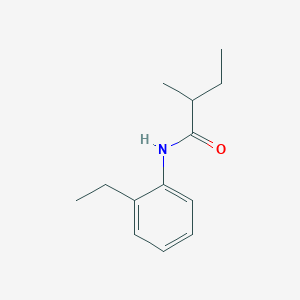 molecular formula C13H19NO B411783 N-(2-ethylphenyl)-2-methylbutanamide 
