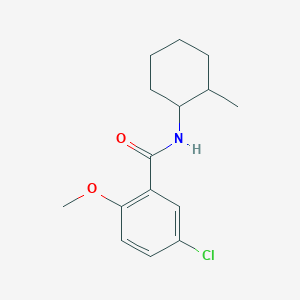 5-chloro-2-methoxy-N-(2-methylcyclohexyl)benzamide