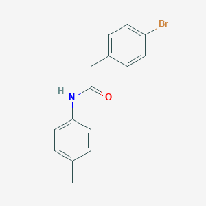 molecular formula C15H14BrNO B411788 2-(4-bromophenyl)-N-(4-methylphenyl)acetamide 