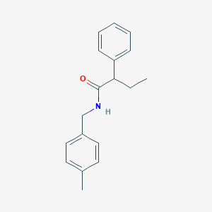 N-(4-methylbenzyl)-2-phenylbutanamide