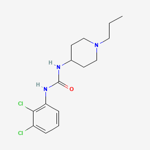 molecular formula C15H21Cl2N3O B4117961 N-(2,3-dichlorophenyl)-N'-(1-propyl-4-piperidinyl)urea 