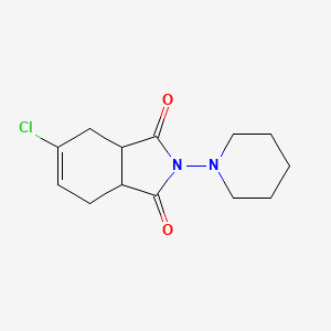 molecular formula C13H17ClN2O2 B4118011 5-chloro-2-(1-piperidinyl)-3a,4,7,7a-tetrahydro-1H-isoindole-1,3(2H)-dione 