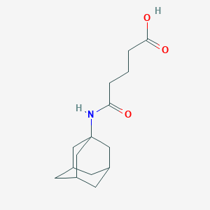 5-(1-Adamantylamino)-5-oxopentanoic acid