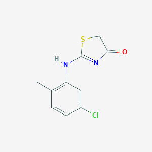 molecular formula C10H9ClN2OS B411820 2-(5-chloro-2-methylanilino)-1,3-thiazol-4-one 