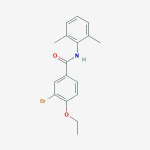 molecular formula C17H18BrNO2 B411822 3-bromo-N-(2,6-dimethylphenyl)-4-ethoxybenzamide 