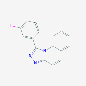 molecular formula C16H10IN3 B411826 1-(3-Iodophenyl)[1,2,4]triazolo[4,3-a]quinoline 