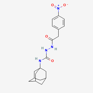 N-1-adamantyl-2-[(4-nitrophenyl)acetyl]hydrazinecarboxamide