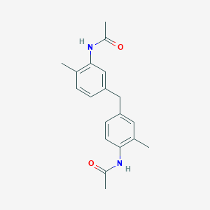 molecular formula C19H22N2O2 B411847 N-{4-[3-(acetylamino)-4-methylbenzyl]-2-methylphenyl}acetamide 