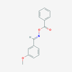 molecular formula C15H13NO3 B411856 3-methoxybenzaldehyde O-benzoyloxime 