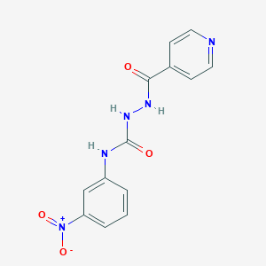 molecular formula C13H11N5O4 B4118570 2-isonicotinoyl-N-(3-nitrophenyl)hydrazinecarboxamide 
