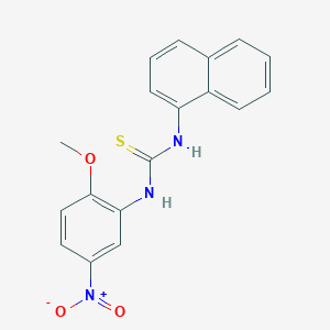 N-(2-methoxy-5-nitrophenyl)-N'-1-naphthylthiourea