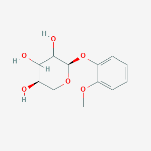 molecular formula C12H16O6 B411880 (2R,5R)-2-(2-methoxyphenoxy)oxane-3,4,5-triol 