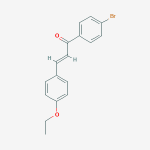 molecular formula C17H15BrO2 B411886 1-(4-Bromophenyl)-3-(4-ethoxyphenyl)-2-propen-1-one CAS No. 1206687-37-7