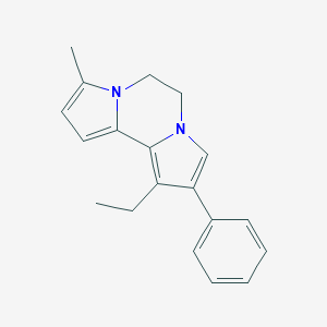 1-Ethyl-8-methyl-2-phenyl-5,6-dihydrodipyrrolo[1,2-a:2',1'-c]pyrazine