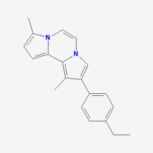 molecular formula C20H20N2 B411891 2-(4-Ethylphenyl)-1,8-dimethyldipyrrolo[1,2-a:2,1-c]pyrazine 