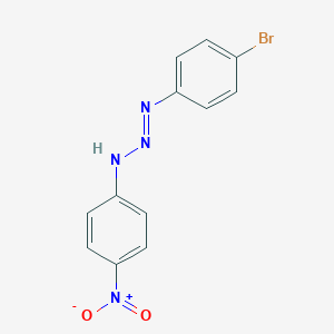 molecular formula C12H9BrN4O2 B411898 N-[(4-bromophenyl)diazenyl]-4-nitroaniline 