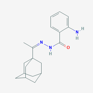 molecular formula C19H25N3O B411900 N'-[1-(1-adamantyl)ethylidene]-2-aminobenzohydrazide 
