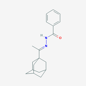 molecular formula C19H24N2O B411908 N'-[1-(1-adamantyl)ethylidene]benzohydrazide 