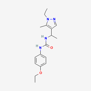 N-(4-ethoxyphenyl)-N'-[1-(1-ethyl-5-methyl-1H-pyrazol-4-yl)ethyl]urea