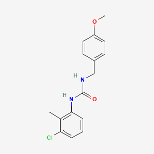 molecular formula C16H17ClN2O2 B4119182 N-(3-chloro-2-methylphenyl)-N'-(4-methoxybenzyl)urea 