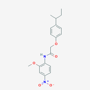 2-(4-sec-butylphenoxy)-N-(2-methoxy-4-nitrophenyl)acetamide