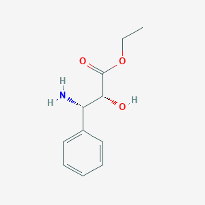 molecular formula C11H15NO3 B041194 (2r,3s)-3-苯基异丝氨酸乙酯 CAS No. 143615-00-3