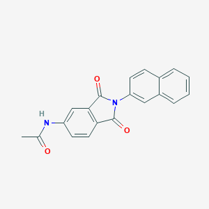 molecular formula C20H14N2O3 B411949 N-[2-(2-naphthyl)-1,3-dioxo-2,3-dihydro-1H-isoindol-5-yl]acetamide 