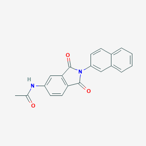 N-[2-(2-naphthyl)-1,3-dioxo-2,3-dihydro-1H-isoindol-5-yl]acetamide