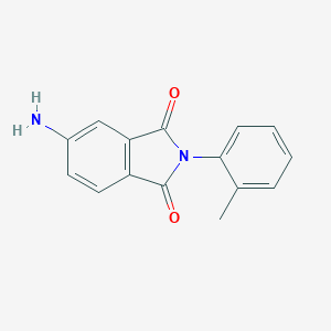 molecular formula C15H12N2O2 B411958 2-(2-Methylphenyl)-5-amino-2H-isoindole-1,3-dione 