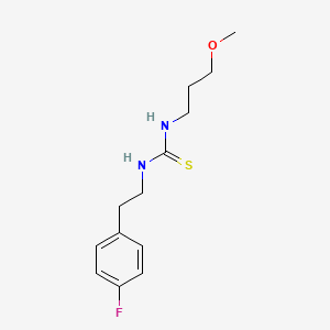 N-[2-(4-fluorophenyl)ethyl]-N'-(3-methoxypropyl)thiourea